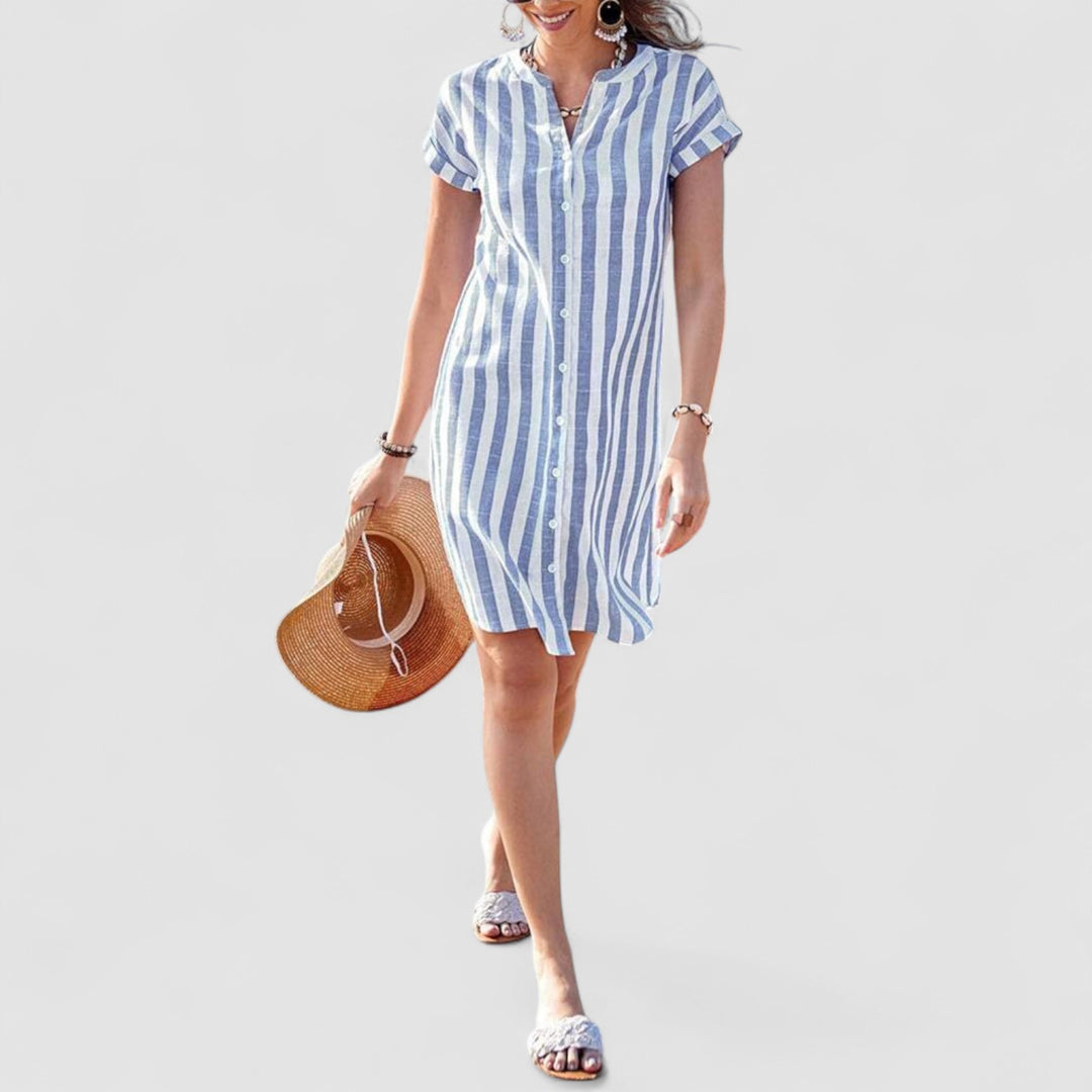 Virna™ | Abito Camicia Elegante e Versatile