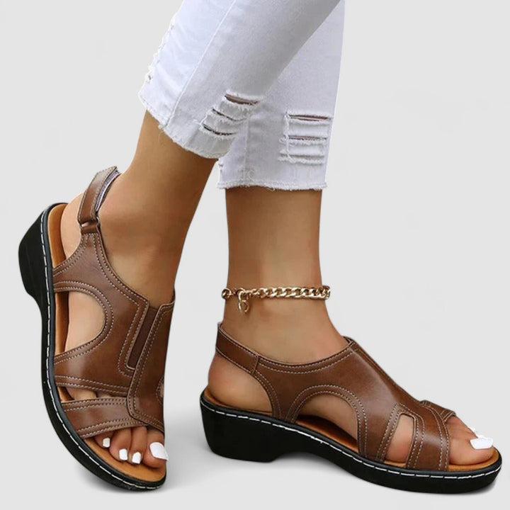 Lidia™ | Sandali in Pelle con Tacco