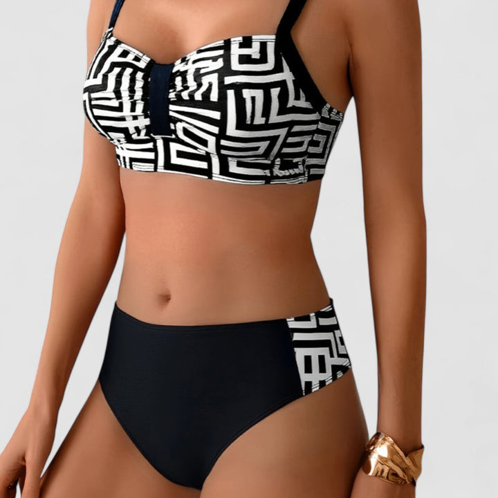 Mika™ | Bikini Due Pezzi con Fantasia Elegante