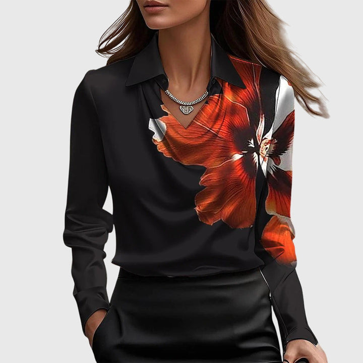 Sylvie™ | Blusa Leggera Coprente e Slanciante