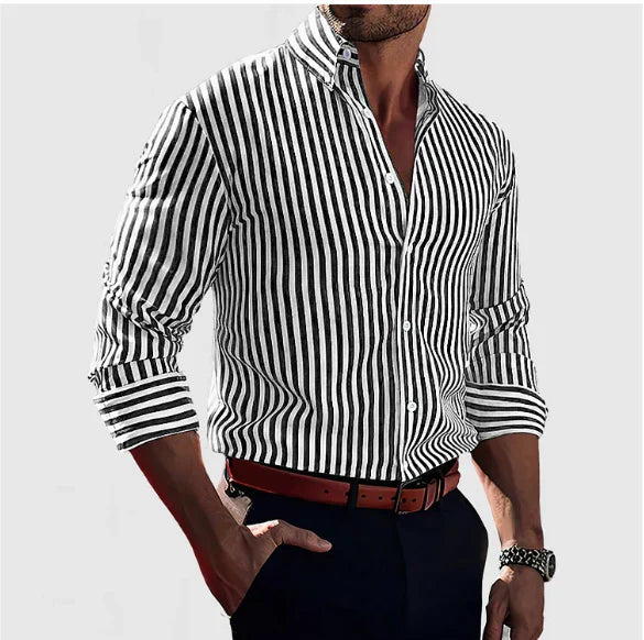 Luciano™ | Camicia Estiva a Righe dallo Stile Moderno