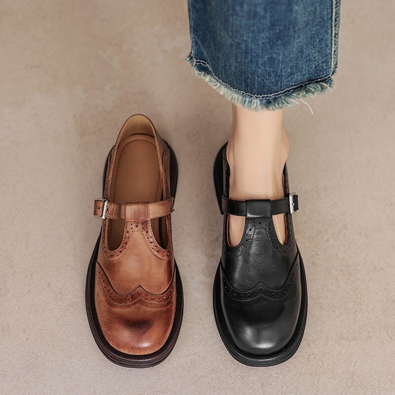 Vera™ | Mary Jane Eleganti in Pelle