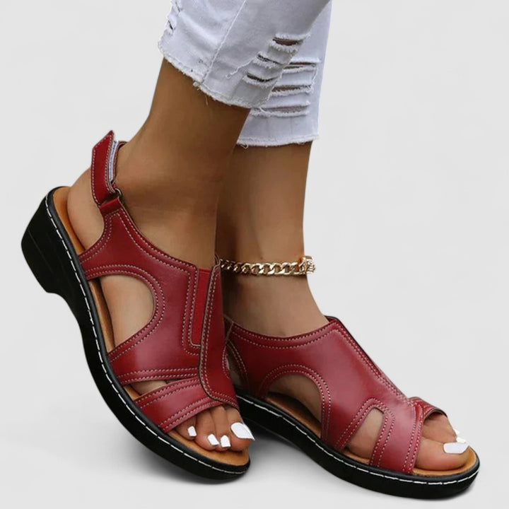 Lidia™ | Sandali in Pelle con Tacco