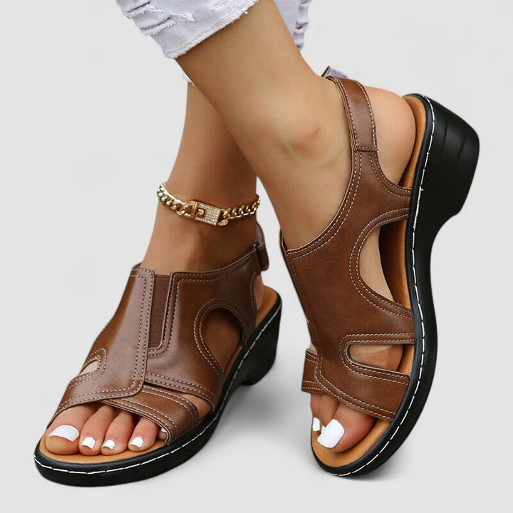 Lidia™ | Sandali in Pelle con Tacco