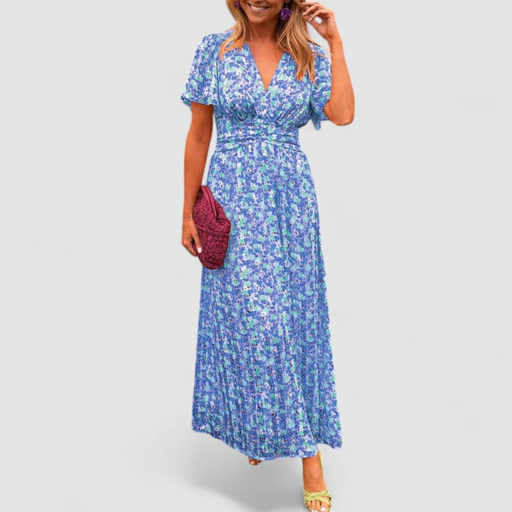 Mirella™ | Abito Primaverile con Scollo a V